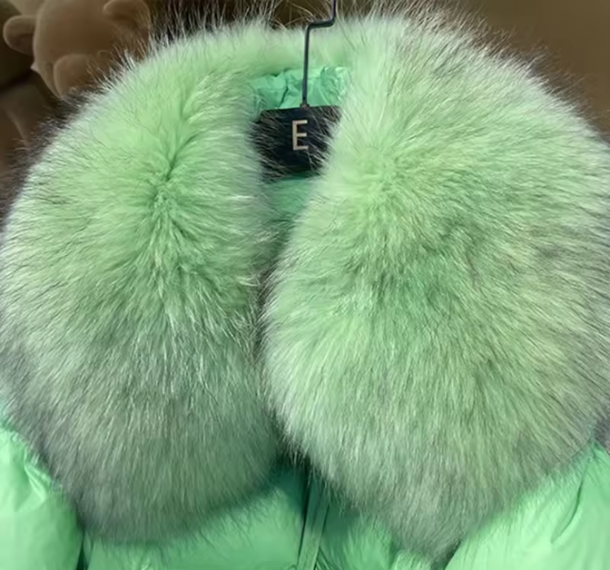 fur hoody jacket