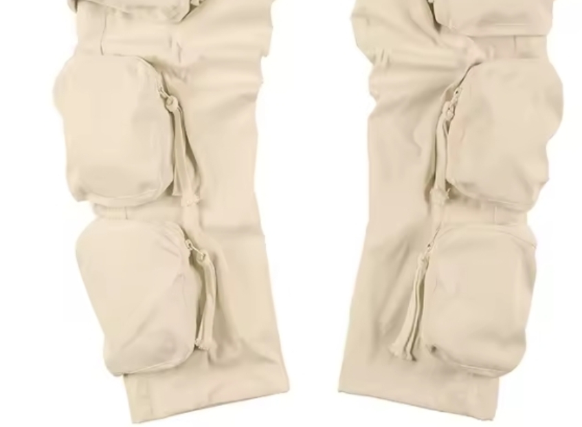 multi pockets pants