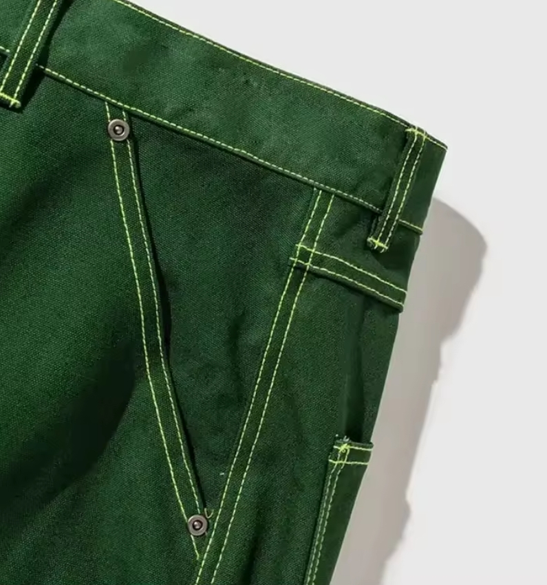 custom mens green pants