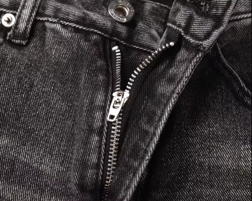 zipper denim